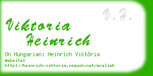 viktoria heinrich business card